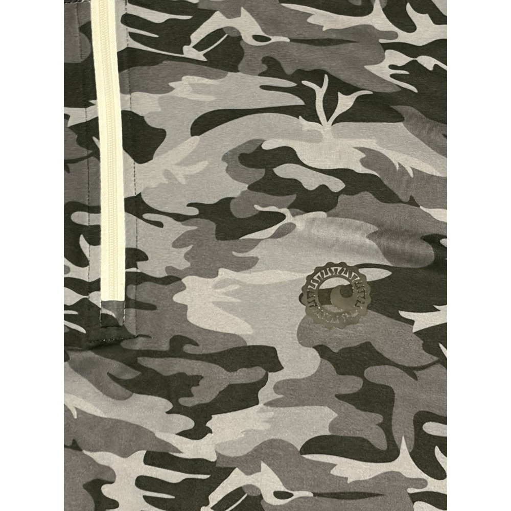 Cisco Brewers Nantucket Sun Shirt 1/4 Zip Large Camo Fishing Beach UPF Cape Cod - Picture 5 of 12